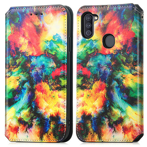 Coque Portefeuille Motif Fantaisie Livre Cuir Etui Clapet S02D pour Samsung Galaxy A11 Mixte