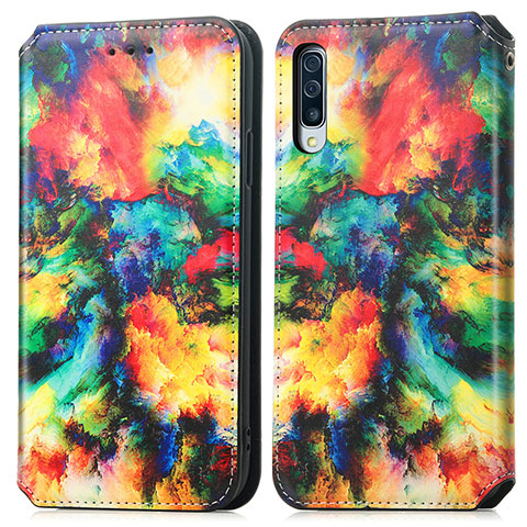 Coque Portefeuille Motif Fantaisie Livre Cuir Etui Clapet S02D pour Samsung Galaxy A30S Mixte