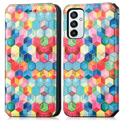 Coque Portefeuille Motif Fantaisie Livre Cuir Etui Clapet S02D pour Samsung Galaxy F23 5G Mixte