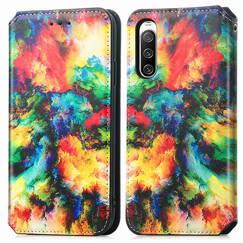 Coque Portefeuille Motif Fantaisie Livre Cuir Etui Clapet S02D pour Sony Xperia 10 IV Mixte