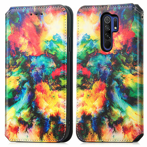 Coque Portefeuille Motif Fantaisie Livre Cuir Etui Clapet S02D pour Xiaomi Redmi 9 Mixte