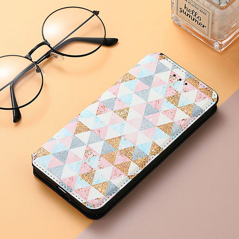 Coque Portefeuille Motif Fantaisie Livre Cuir Etui Clapet S06D pour Huawei Honor 80 5G Blanc