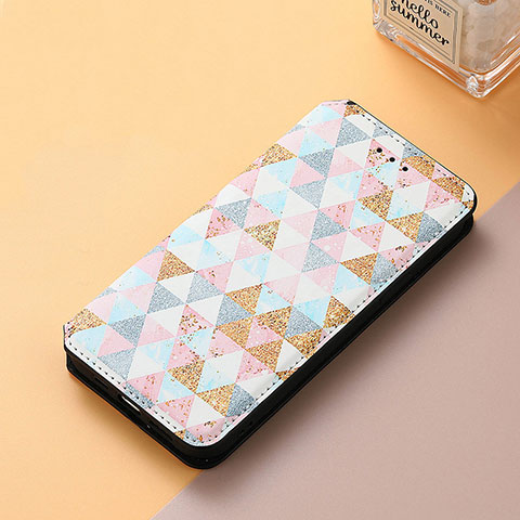 Coque Portefeuille Motif Fantaisie Livre Cuir Etui Clapet S06D pour Huawei Honor 90 Lite 5G Blanc