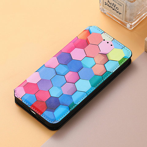 Coque Portefeuille Motif Fantaisie Livre Cuir Etui Clapet S06D pour Huawei Honor Magic3 Pro 5G Colorful