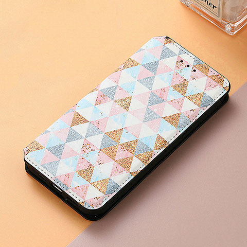 Coque Portefeuille Motif Fantaisie Livre Cuir Etui Clapet S06D pour Huawei Y9 Prime (2019) Blanc