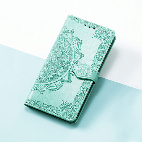 Coque Portefeuille Motif Fantaisie Livre Cuir Etui Clapet S07D pour Google Pixel 6a 5G Vert