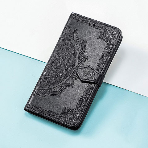 Coque Portefeuille Motif Fantaisie Livre Cuir Etui Clapet S07D pour Huawei Honor V40 5G Noir