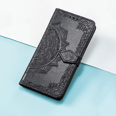 Coque Portefeuille Motif Fantaisie Livre Cuir Etui Clapet S07D pour Huawei Honor X9 5G Noir