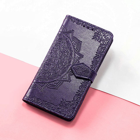 Coque Portefeuille Motif Fantaisie Livre Cuir Etui Clapet S07D pour Huawei Nova 10 SE Violet