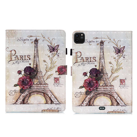 Coque Portefeuille Motif Fantaisie Livre Cuir Etui Clapet Y01B pour Apple iPad Pro 11 (2022) Mixte