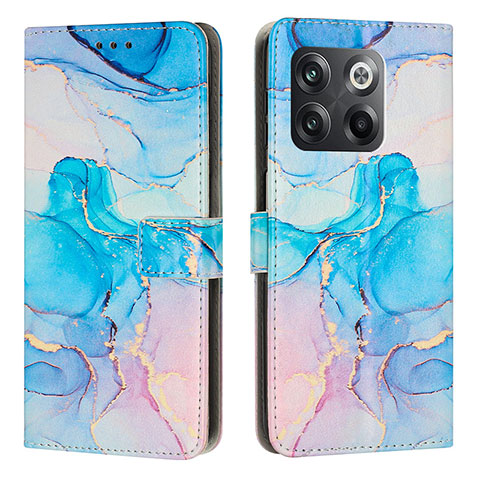 Coque Portefeuille Motif Fantaisie Livre Cuir Etui Clapet Y01X pour OnePlus Ace Pro 5G Bleu Ciel