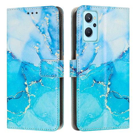 Coque Portefeuille Motif Fantaisie Livre Cuir Etui Clapet Y01X pour Realme 10T 5G Bleu