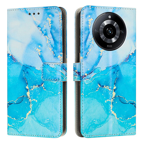 Coque Portefeuille Motif Fantaisie Livre Cuir Etui Clapet Y01X pour Realme 11 Pro 5G Bleu