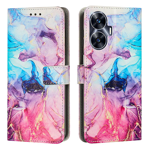 Coque Portefeuille Motif Fantaisie Livre Cuir Etui Clapet Y01X pour Realme C55 Mixte