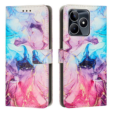 Coque Portefeuille Motif Fantaisie Livre Cuir Etui Clapet Y01X pour Realme Narzo N53 Mixte