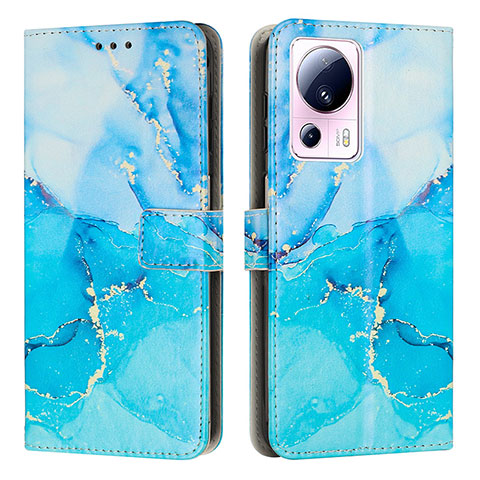 Coque Portefeuille Motif Fantaisie Livre Cuir Etui Clapet Y01X pour Xiaomi Mi 12 Lite NE 5G Bleu