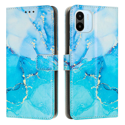 Coque Portefeuille Motif Fantaisie Livre Cuir Etui Clapet Y01X pour Xiaomi Redmi A2 Plus Bleu