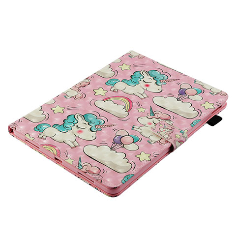 Coque Portefeuille Motif Fantaisie Livre Cuir Etui Clapet Y02B pour Apple iPad Pro 11 (2018) Rose