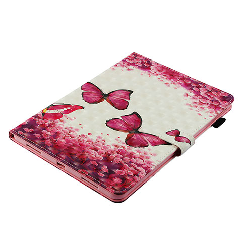 Coque Portefeuille Motif Fantaisie Livre Cuir Etui Clapet Y02B pour Apple iPad Pro 11 (2018) Rouge