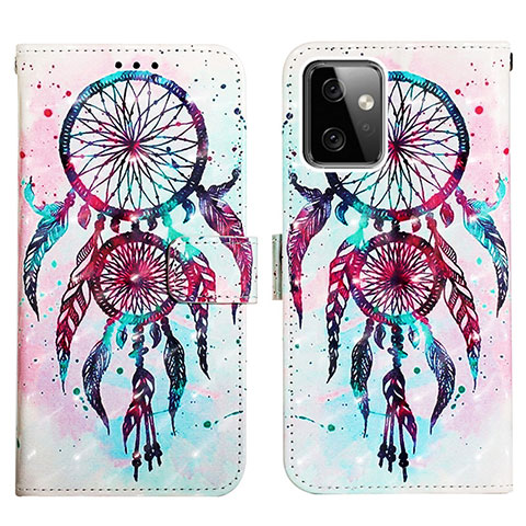 Coque Portefeuille Motif Fantaisie Livre Cuir Etui Clapet Y02B pour Motorola Moto G Power 5G (2023) Colorful