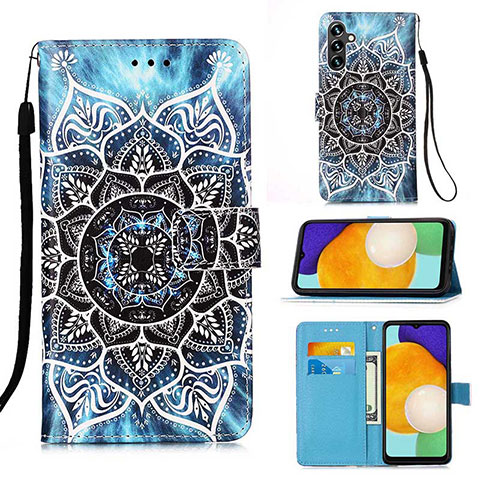 Coque Portefeuille Motif Fantaisie Livre Cuir Etui Clapet Y02B pour Samsung Galaxy A04s Mixte