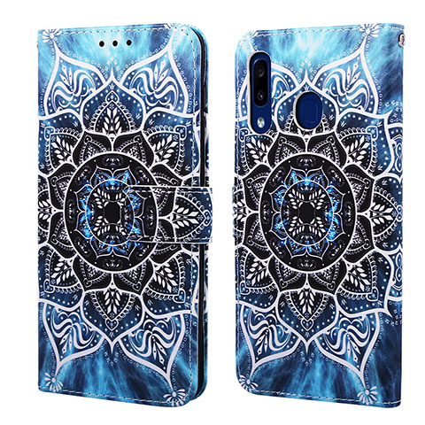 Coque Portefeuille Motif Fantaisie Livre Cuir Etui Clapet Y02B pour Samsung Galaxy A20 Mixte