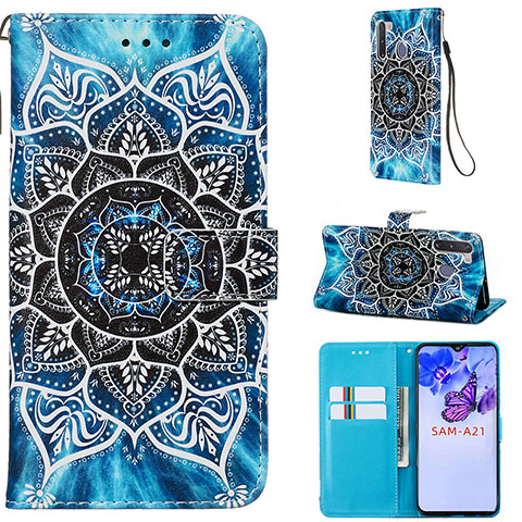 Coque Portefeuille Motif Fantaisie Livre Cuir Etui Clapet Y02B pour Samsung Galaxy A21 European Mixte