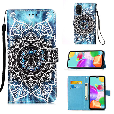 Coque Portefeuille Motif Fantaisie Livre Cuir Etui Clapet Y02B pour Samsung Galaxy A41 Mixte