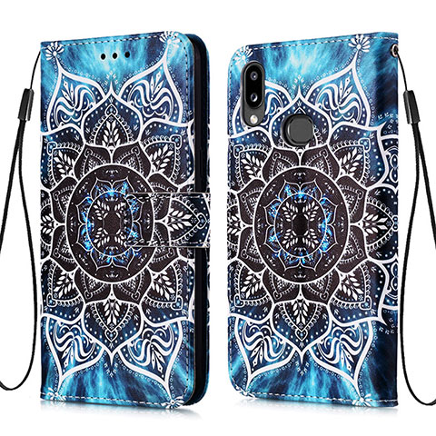 Coque Portefeuille Motif Fantaisie Livre Cuir Etui Clapet Y02B pour Samsung Galaxy M01s Mixte