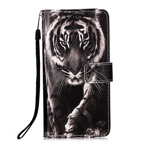 Coque Portefeuille Motif Fantaisie Livre Cuir Etui Clapet Y02B pour Xiaomi Poco M2 Pro Noir