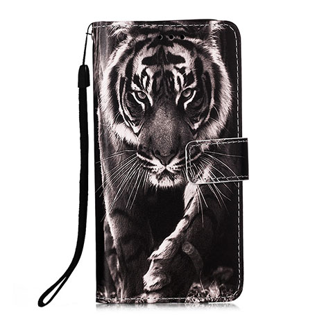 Coque Portefeuille Motif Fantaisie Livre Cuir Etui Clapet Y02B pour Xiaomi Redmi 9A Noir