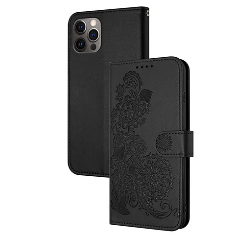 Coque Portefeuille Motif Fantaisie Livre Cuir Etui Clapet Y02X pour Apple iPhone 13 Pro Max Noir