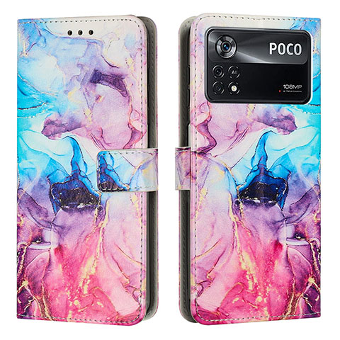 Coque Portefeuille Motif Fantaisie Livre Cuir Etui Clapet Y02X pour Xiaomi Poco X4 Pro 5G Mixte