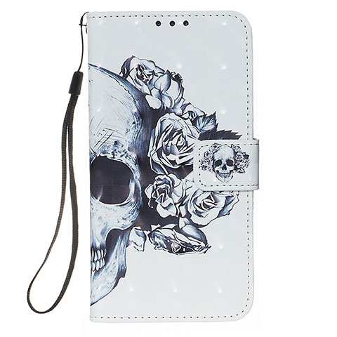 Coque Portefeuille Motif Fantaisie Livre Cuir Etui Clapet Y03B pour Samsung Galaxy A01 SM-A015 Noir