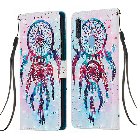 Coque Portefeuille Motif Fantaisie Livre Cuir Etui Clapet Y03B pour Samsung Galaxy A11 Mixte