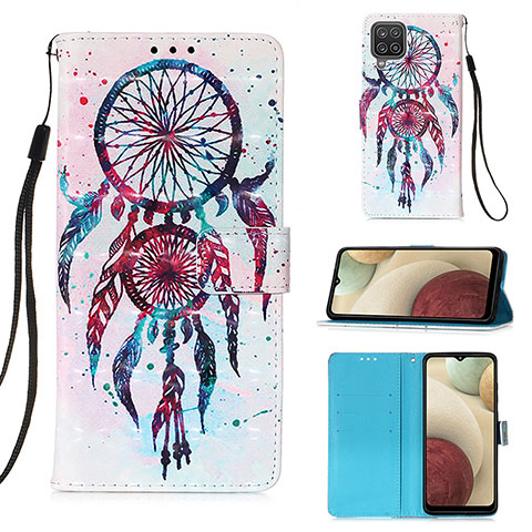 Coque Portefeuille Motif Fantaisie Livre Cuir Etui Clapet Y03B pour Samsung Galaxy A12 Mixte