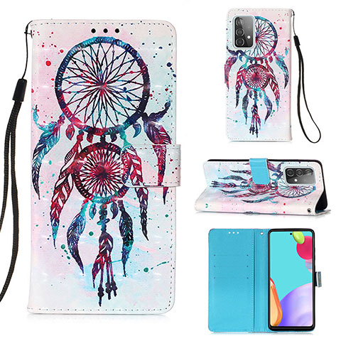 Coque Portefeuille Motif Fantaisie Livre Cuir Etui Clapet Y03B pour Samsung Galaxy A52 4G Mixte