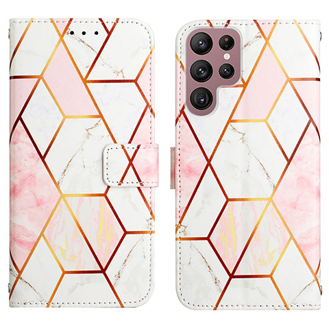 Coque Portefeuille Motif Fantaisie Livre Cuir Etui Clapet Y03B pour Samsung Galaxy S21 Ultra 5G Mixte