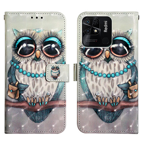 Coque Portefeuille Motif Fantaisie Livre Cuir Etui Clapet Y03B pour Xiaomi Redmi 10 Power Mixte