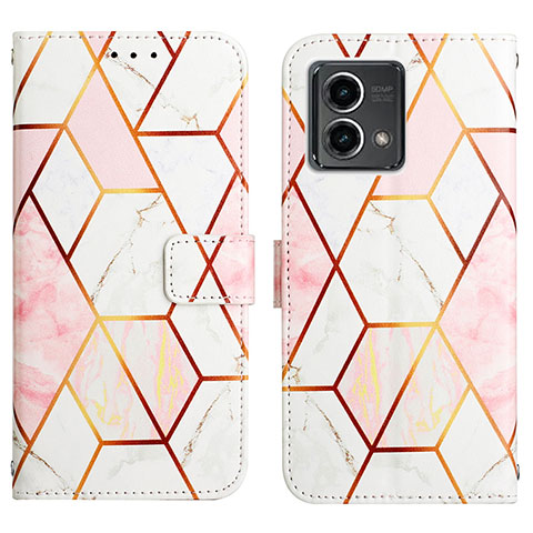 Coque Portefeuille Motif Fantaisie Livre Cuir Etui Clapet Y04B pour Motorola Moto G Stylus (2023) 4G Blanc