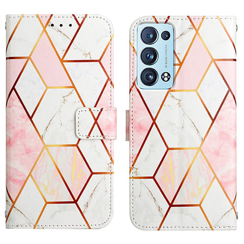 Coque Portefeuille Motif Fantaisie Livre Cuir Etui Clapet Y04B pour Oppo Reno6 Pro+ Plus 5G Blanc