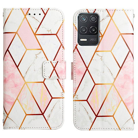 Coque Portefeuille Motif Fantaisie Livre Cuir Etui Clapet Y04B pour Realme 8 5G Blanc