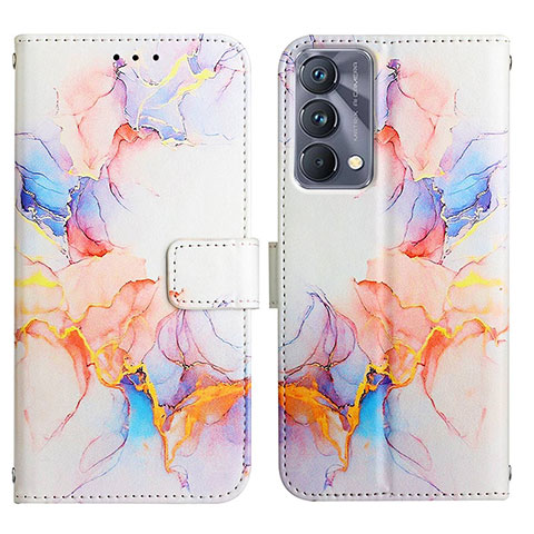 Coque Portefeuille Motif Fantaisie Livre Cuir Etui Clapet Y04B pour Realme GT Master 5G Bleu