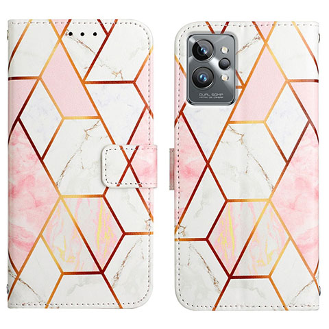 Coque Portefeuille Motif Fantaisie Livre Cuir Etui Clapet Y04B pour Realme GT2 Pro 5G Blanc