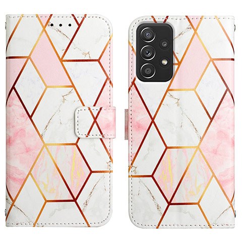 Coque Portefeuille Motif Fantaisie Livre Cuir Etui Clapet Y04B pour Samsung Galaxy A23 5G Blanc