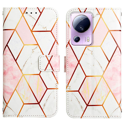 Coque Portefeuille Motif Fantaisie Livre Cuir Etui Clapet Y04B pour Xiaomi Mi 12 Lite NE 5G Blanc