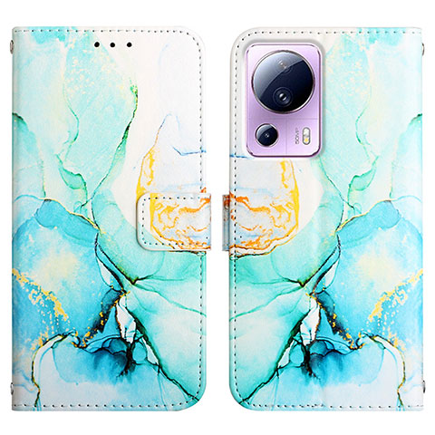 Coque Portefeuille Motif Fantaisie Livre Cuir Etui Clapet Y04B pour Xiaomi Mi 12 Lite NE 5G Vert