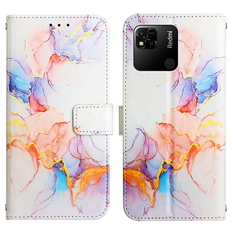 Coque Portefeuille Motif Fantaisie Livre Cuir Etui Clapet Y04B pour Xiaomi POCO C31 Bleu