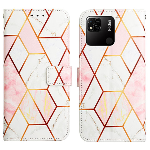 Coque Portefeuille Motif Fantaisie Livre Cuir Etui Clapet Y04B pour Xiaomi Redmi 9 Activ Blanc