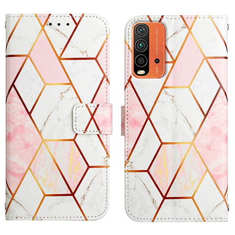 Coque Portefeuille Motif Fantaisie Livre Cuir Etui Clapet Y04B pour Xiaomi Redmi 9 Power Blanc